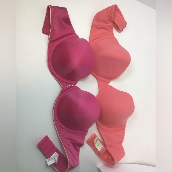 Sweet Nothings Strapless Push Up Bra 36B, Pink, Lot of 2 Bras - Picture 1 of 8